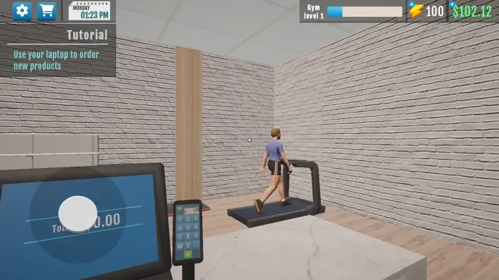 Fitness Gym Simulator Fit 3D android App screenshot 0